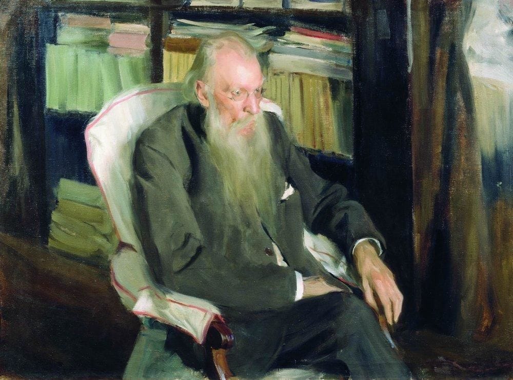 Artwork Title: Portrait of the writer D.L Mordovtsev