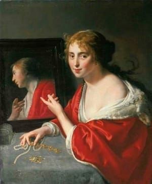Artwork Title: Vanitas (Young Woman At Her Dressing Table)
