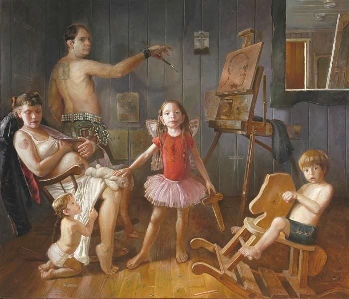 Artwork Title: The Kids (Family Portrait)