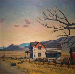 Artwork Title: On the Country Road