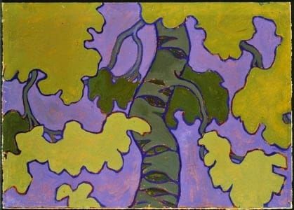Artwork Title: Autumn Poplar Circa 1915