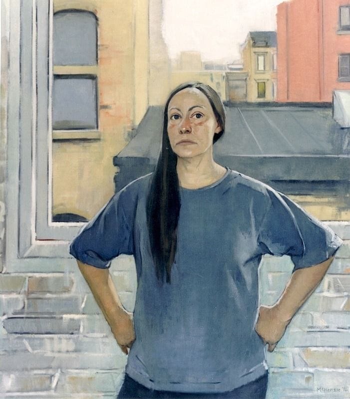 Artwork Title: Self Portrait (Back Window)1996