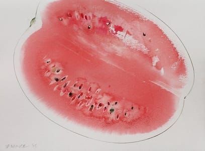 Artwork Title: Watercolor Melon