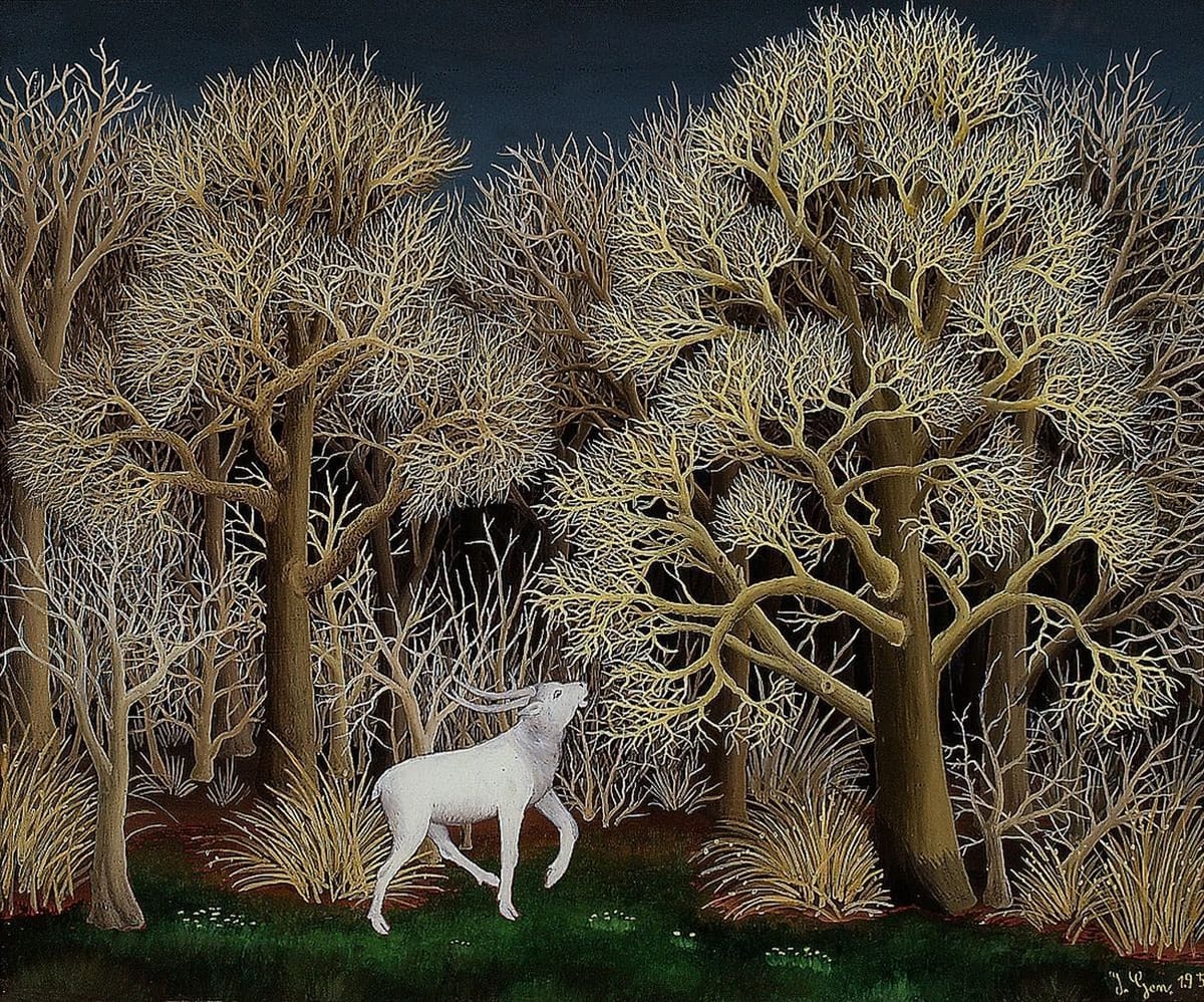 Artwork Title: Deer in the Forest