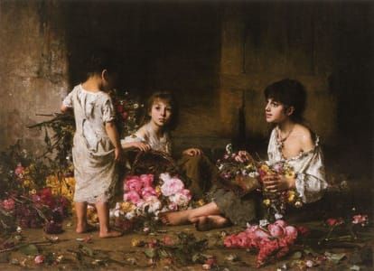 Artwork Title: The Flower Girls