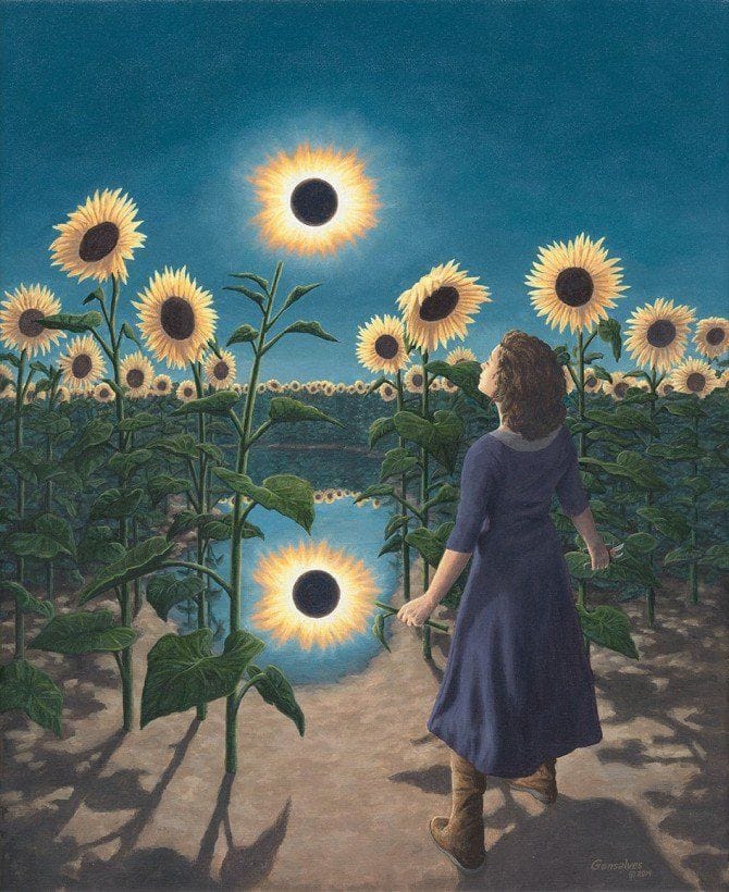 Artwork Title: Flower Eclipse