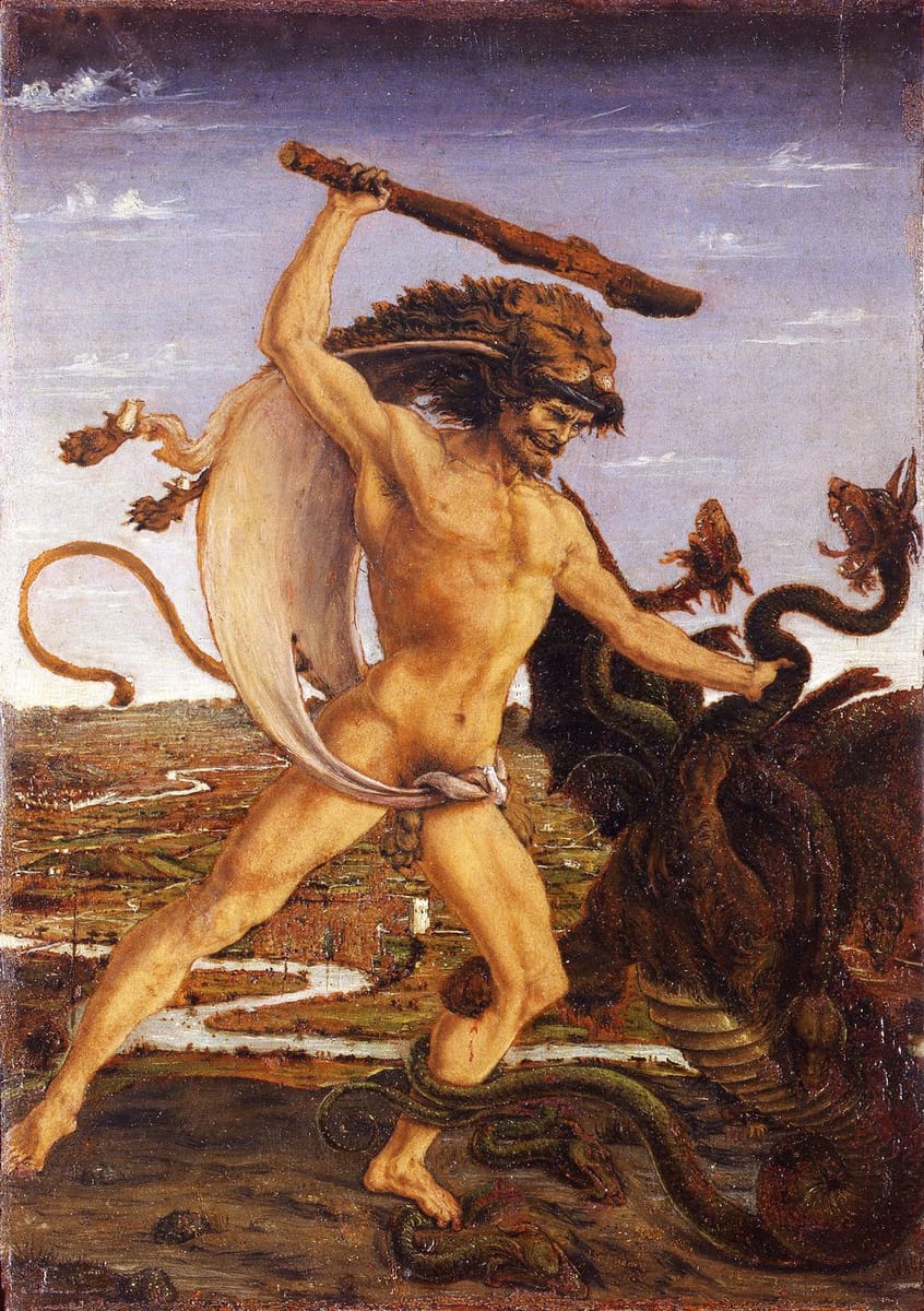 Artwork Title: Hercules and the Hydra