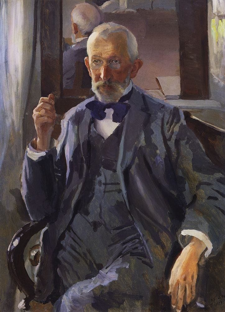 Artwork Title: Portrait of A. Somov, the Artist's Father