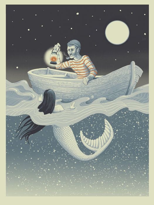 Artwork Title: The Sailor and the Mermaid