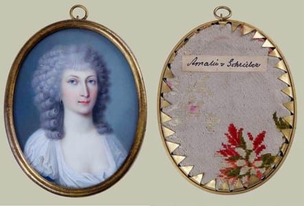 Artwork Title: Continental European Miniature Portrait