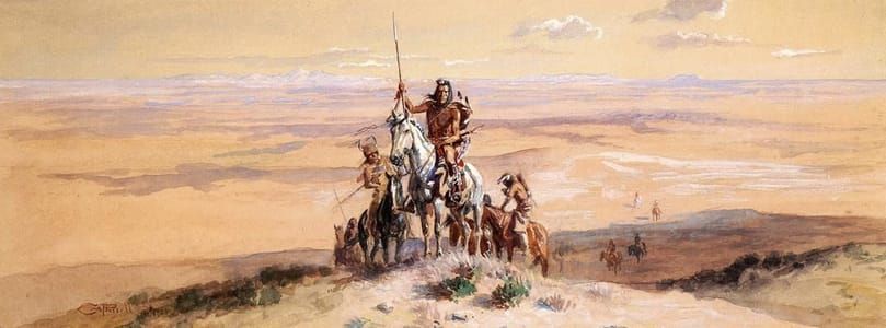 Artwork Title: Indians On Plains