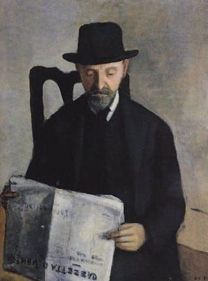 Artwork Title: Uomo che legge (Man Reading)