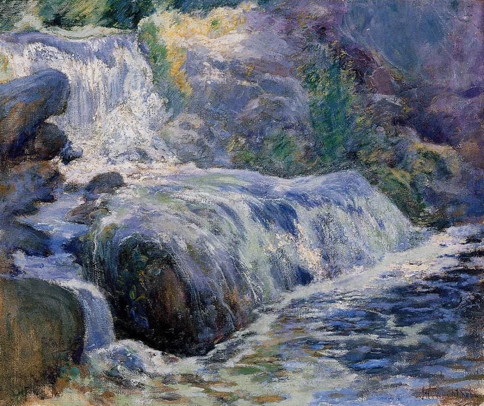 Artwork Title: Waterfall Blue Brook