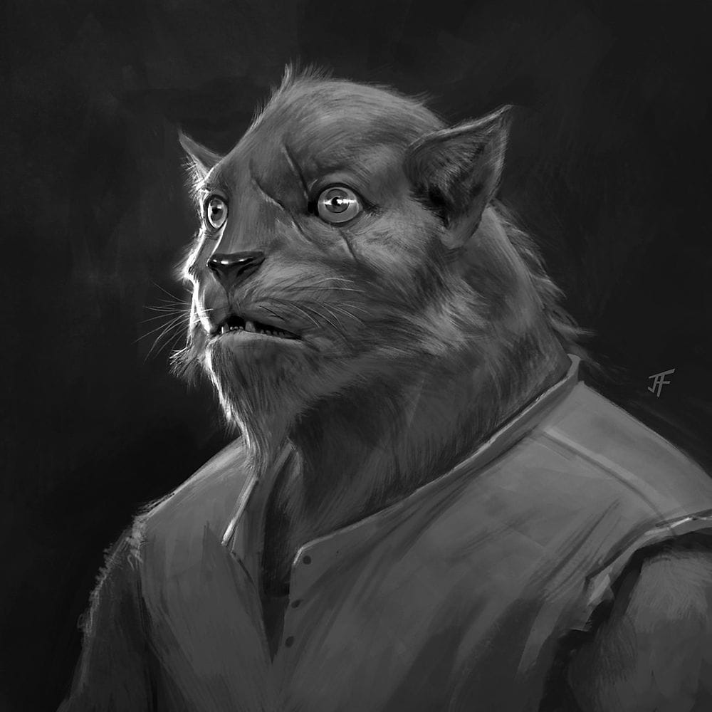 Artwork Title: Beast Portrait