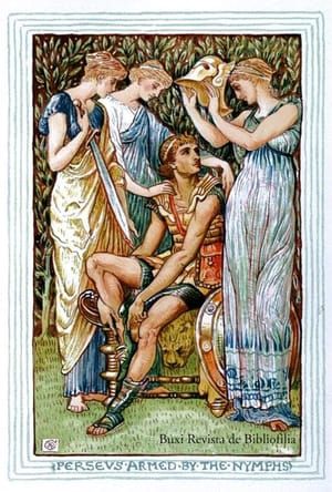 Artwork Title: Perseus Armed by the Nymphs