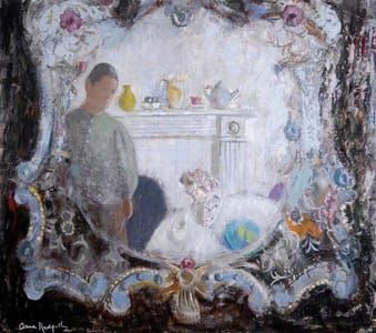 Artwork Title: Self Portrait in Venetian Mirror