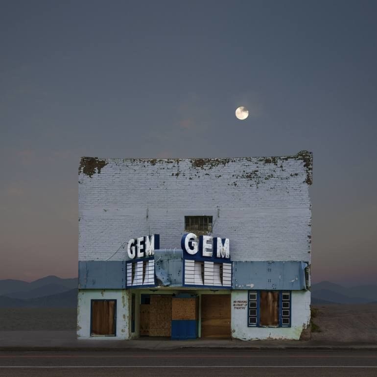Artwork Title: Gem Theater, Pioche Nevada