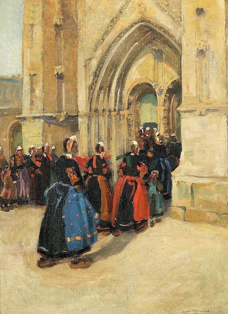 Artwork Title: Church Procession in Brittany