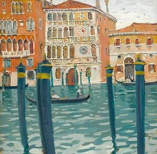Artwork Title: Palace Dario on the Grand Canal, Venice