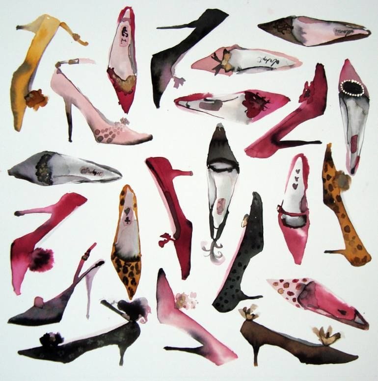Artwork Title: Lots of Shoes 2