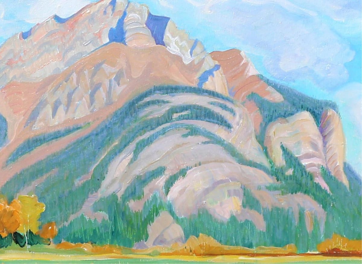 Artwork Title: Cascade Mountain Banff