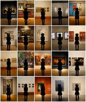 Artwork Title: Art Museum Silhouette Typology