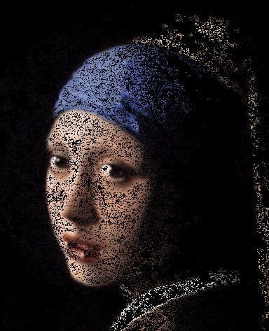 Artwork Title: Vermeer's Girl with a Pearl Earring