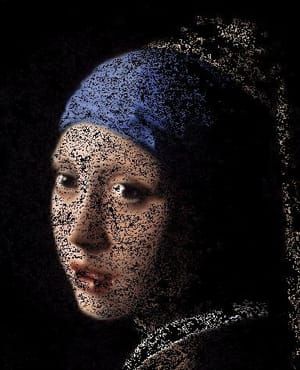 Artwork Title: Vermeer's Girl with a Pearl Earring