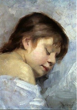 Artwork Title: Sleeping Italian Girl