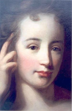 Artwork Title: Godfried Schalcken, portrait of Mary Stanhope, wife of Charles ffane, Viscount Fane (detail)