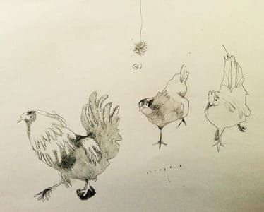Artwork Title: Backstreet Chickens