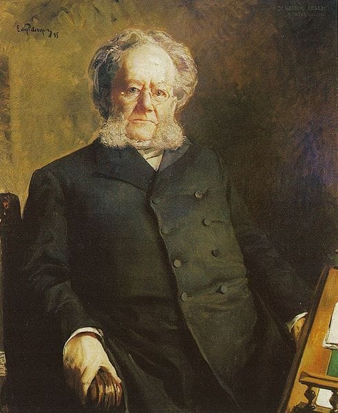 Artwork Title: Portrait of Henrik Ibsen