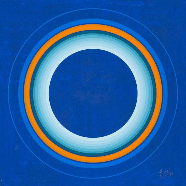 Artwork Title: Cercles concentriques, (1973