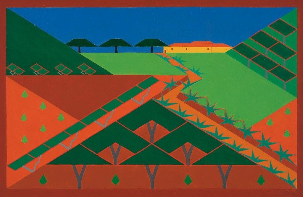 Artwork Title: Landscape with Olive Trees