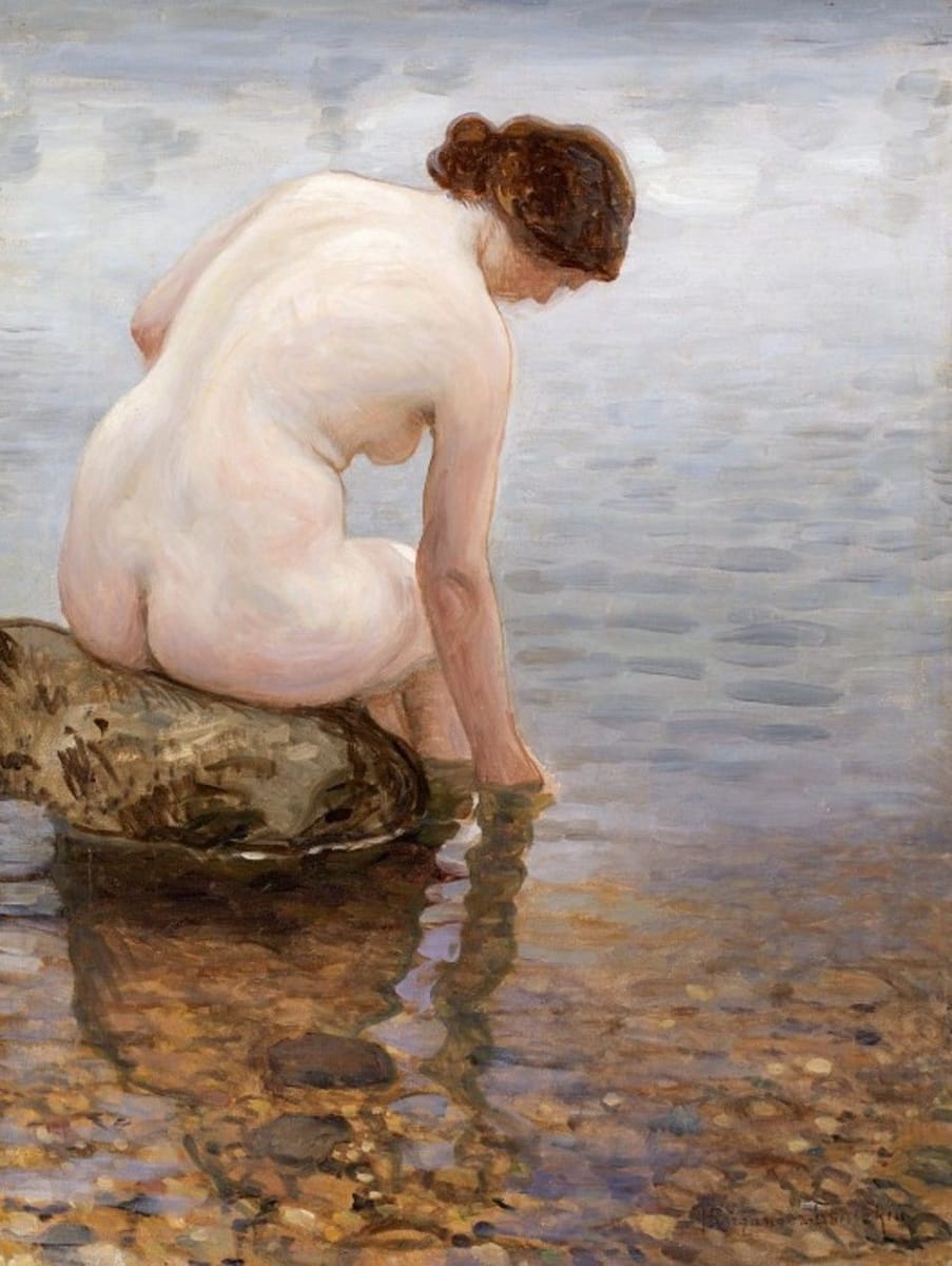 Artwork Title: Обнаженная купальщица (Nude Bather)