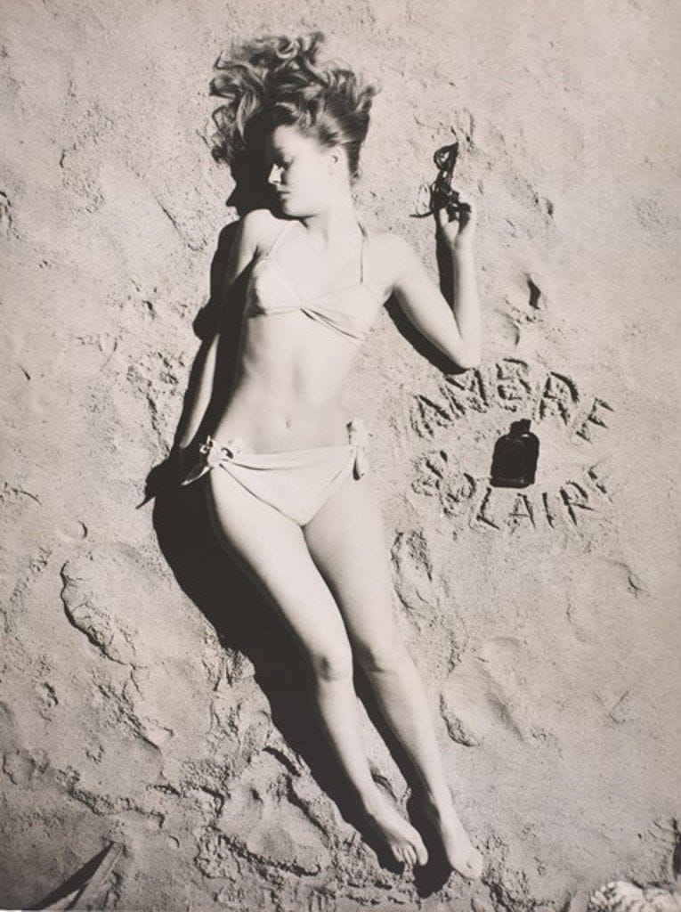 Artwork Title: . Miss ambre solaire vers 1947