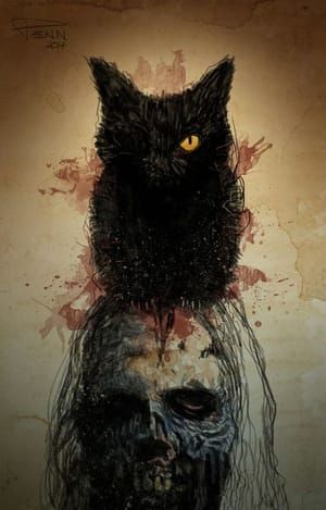 Artwork Title: The Black Cat