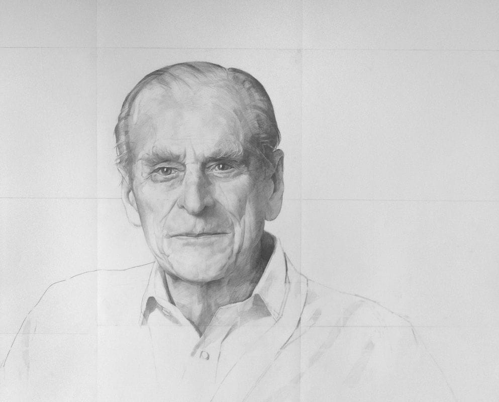 Artwork Title: HRH Prince Philip (in progress)