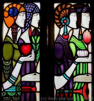 Artwork Title: Stained Glass Windows in the Marriage Chamber