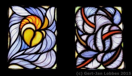 Artwork Title: Stained Glass Windows in the Marriage Chamber