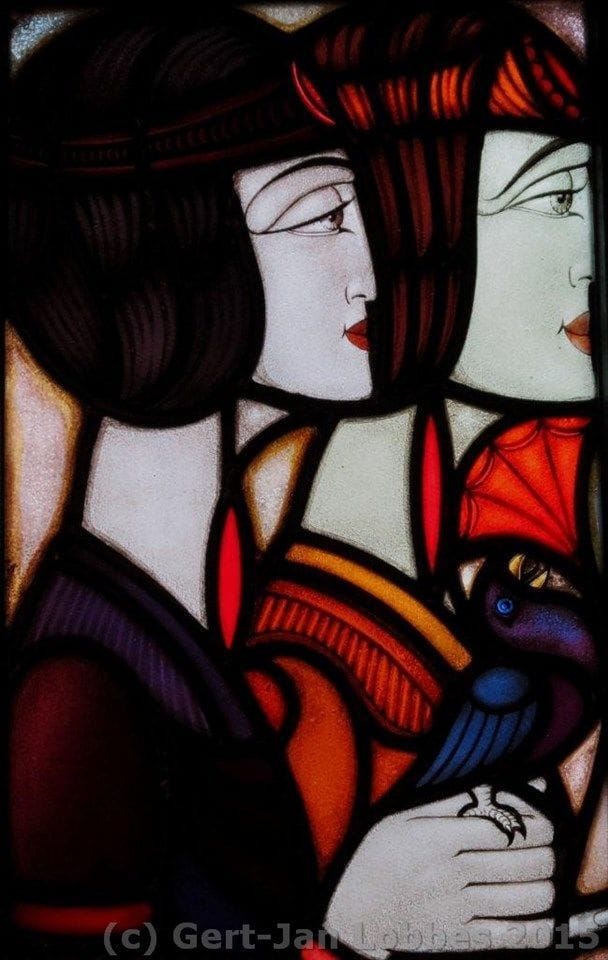 Artwork Title: Stained Glass Windows in the Marriage Chamber