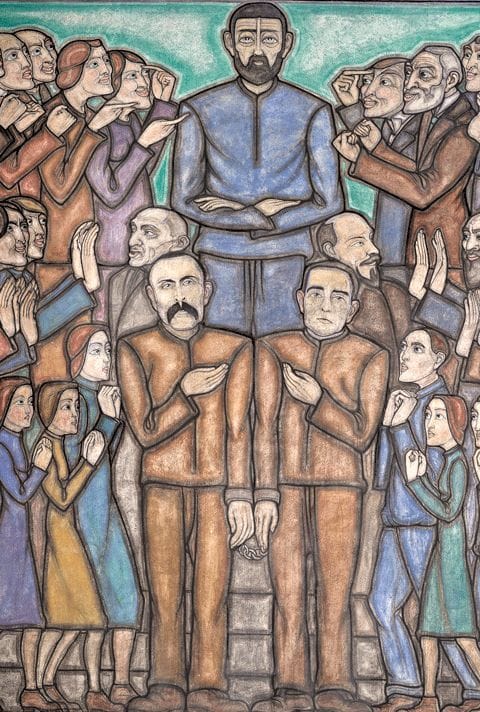 Artwork Title: Faith (mural fragment)