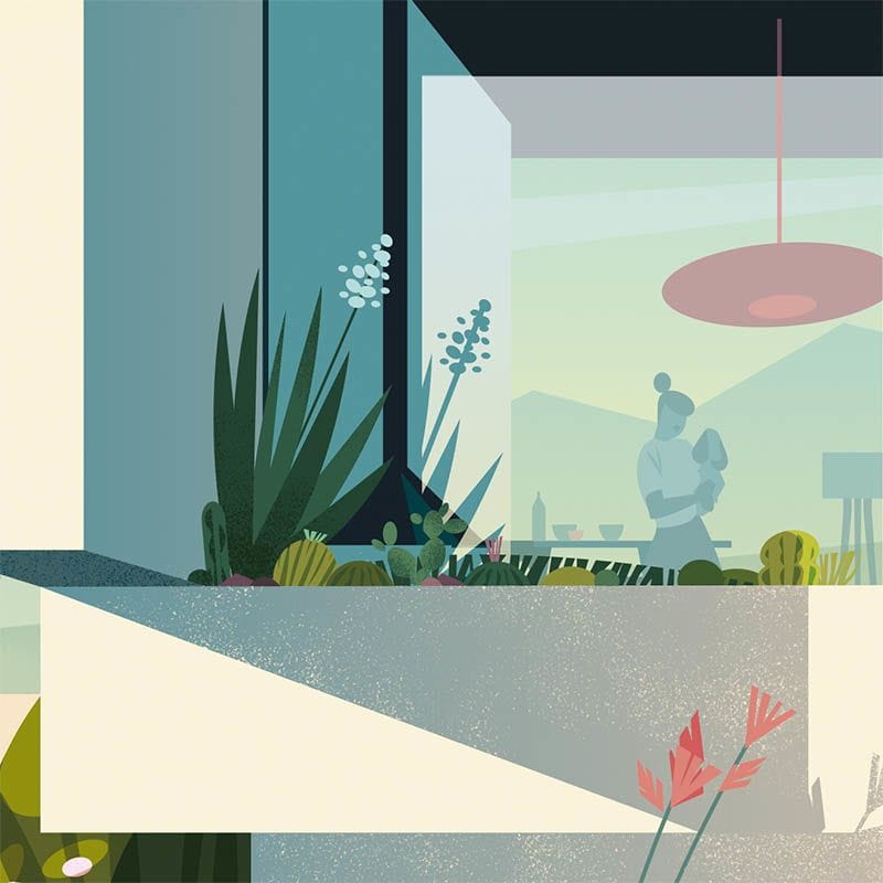 Artwork Title: California Modern