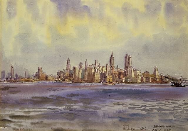 Artwork Title: New York from Bedloe's Island