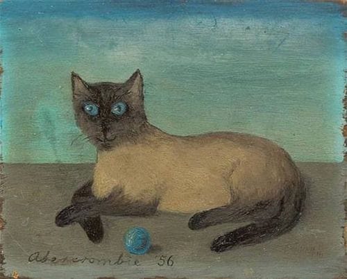 Gertrude Abercrombie - Untitled (Cat), 1956