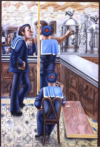 Artwork Title: Three Sailors at the Bar