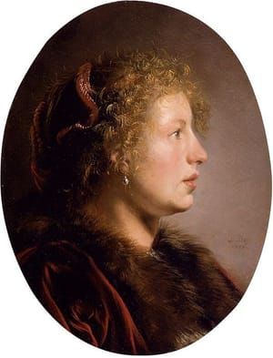 Artwork Title: Portrait of a Woman in Profile