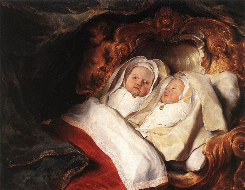 Artwork Title: Double Portrait of the Twins Clara and Aelbert de Bray