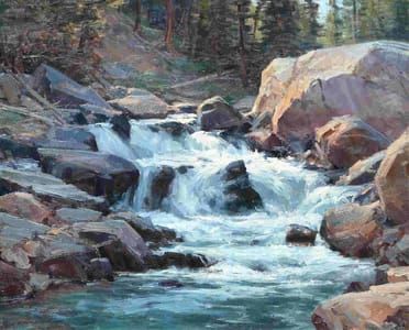 Artwork Title: Rocky Mountain Stream