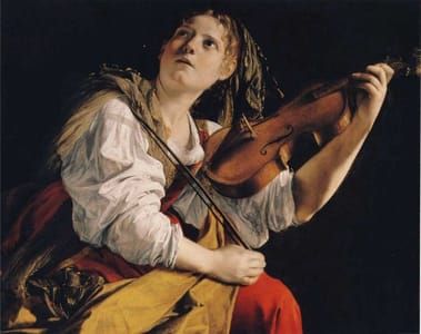 Artwork Title: Jovem que toca um violino